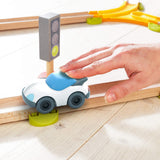 HABA Cars White Speedster with Momentum Motor