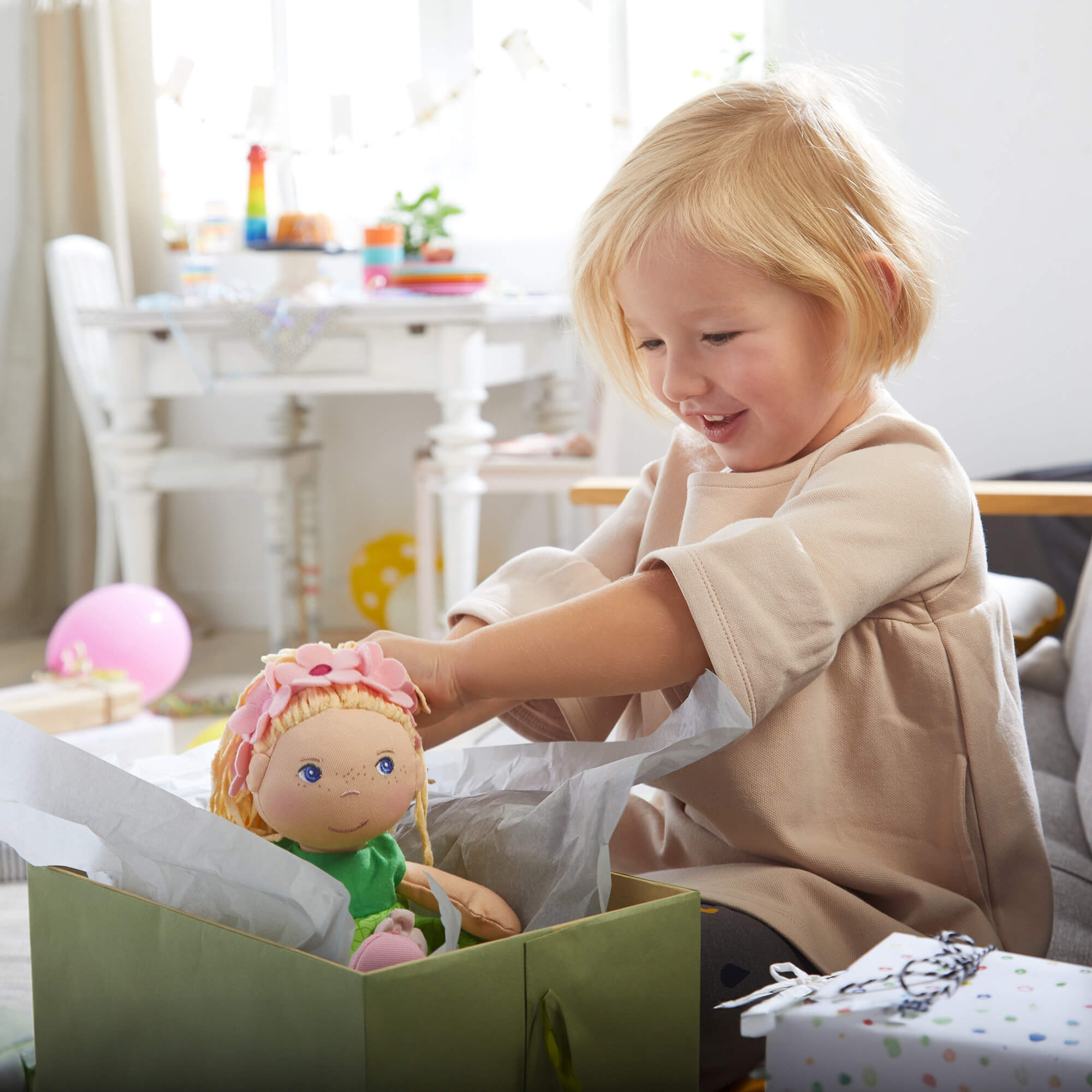 Soft 12" Doll Mali with Blonde Hair
