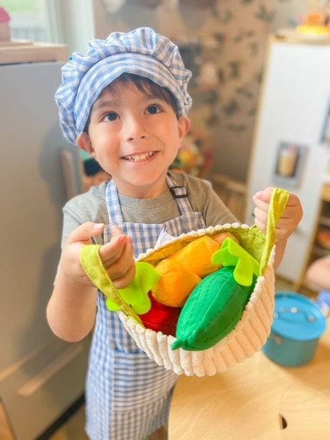Vegetable Basket Soft Play Food
