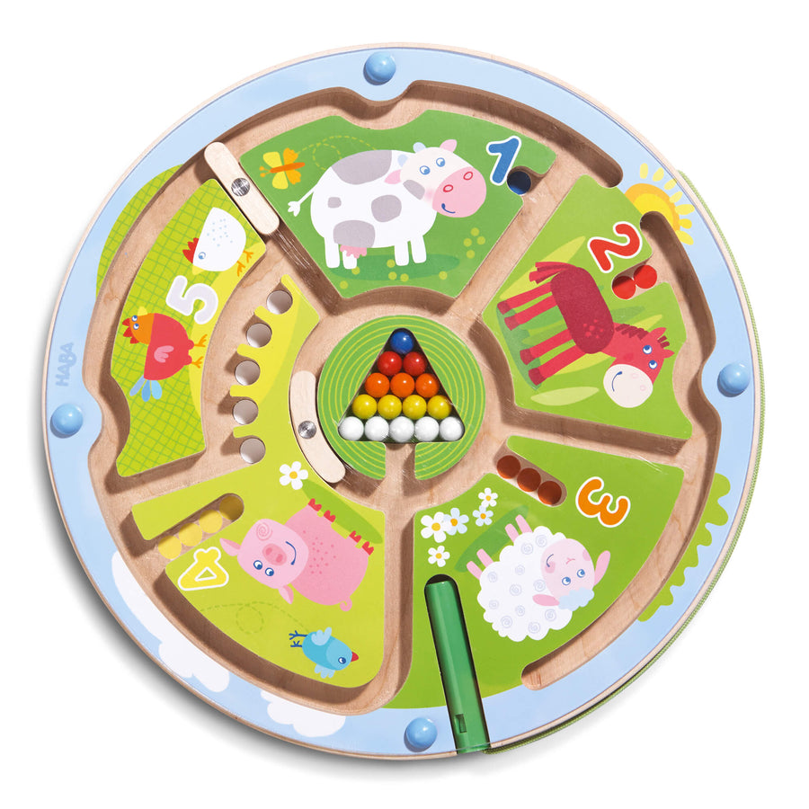 Number Maze Magnetic Game