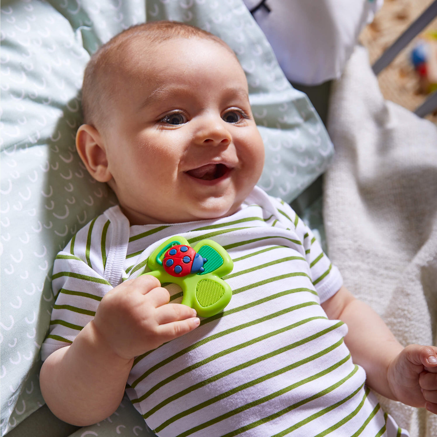 Shamrock Silicone Teether
