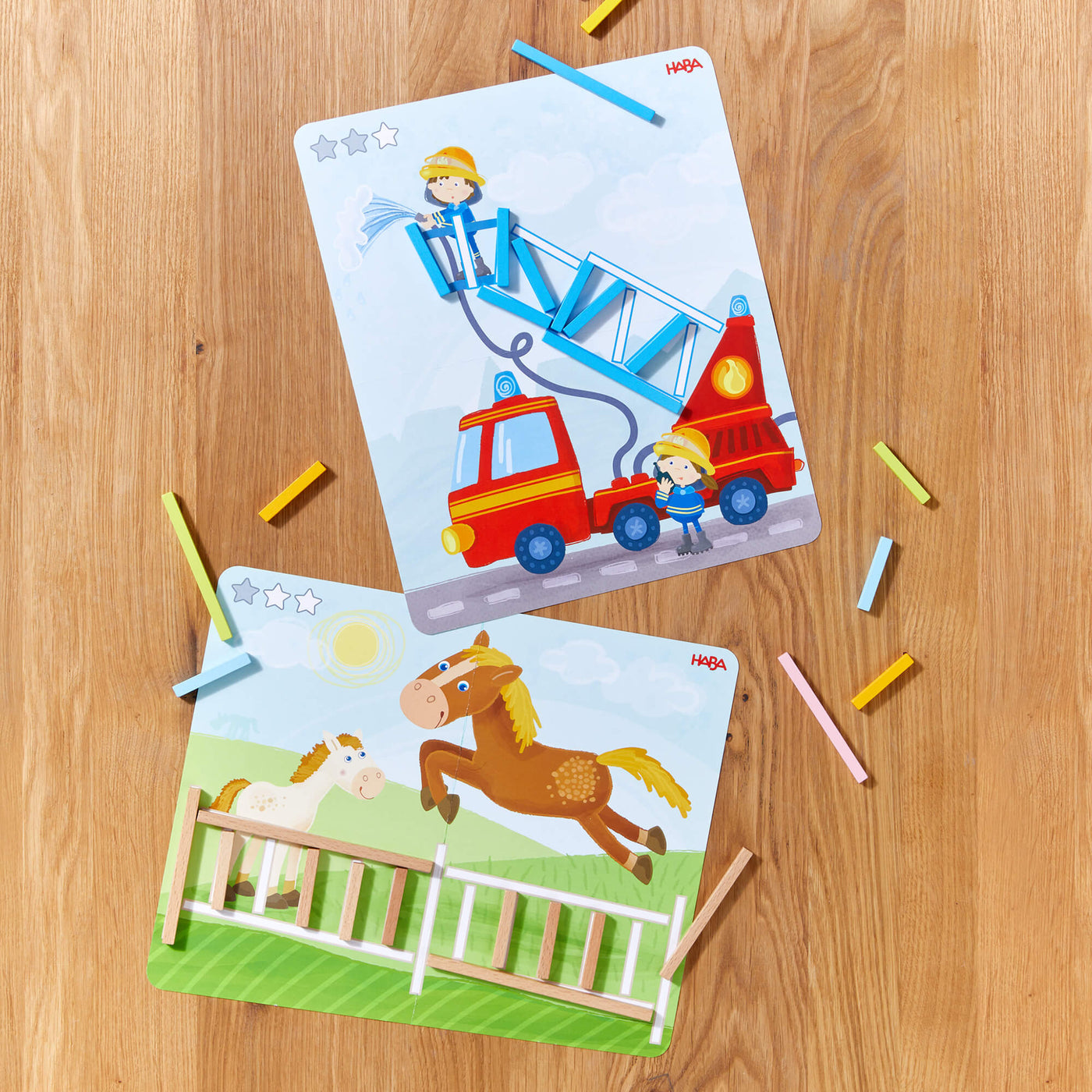 Stabix Wooden Arranging & Matching Game